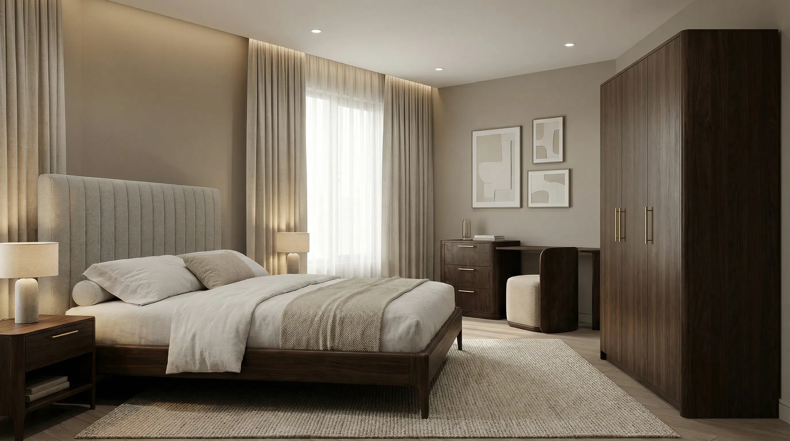 2 غرف نوم + معيشة ميد سنتشري