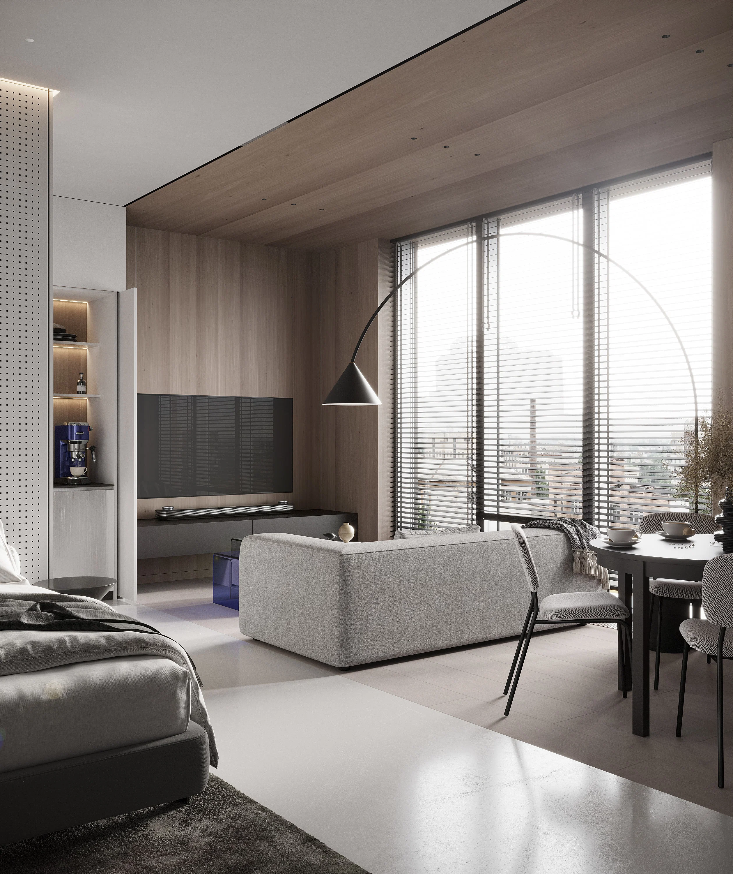 Modern apartment - Interior design, 3D modeling, art direction, visualizations, interior