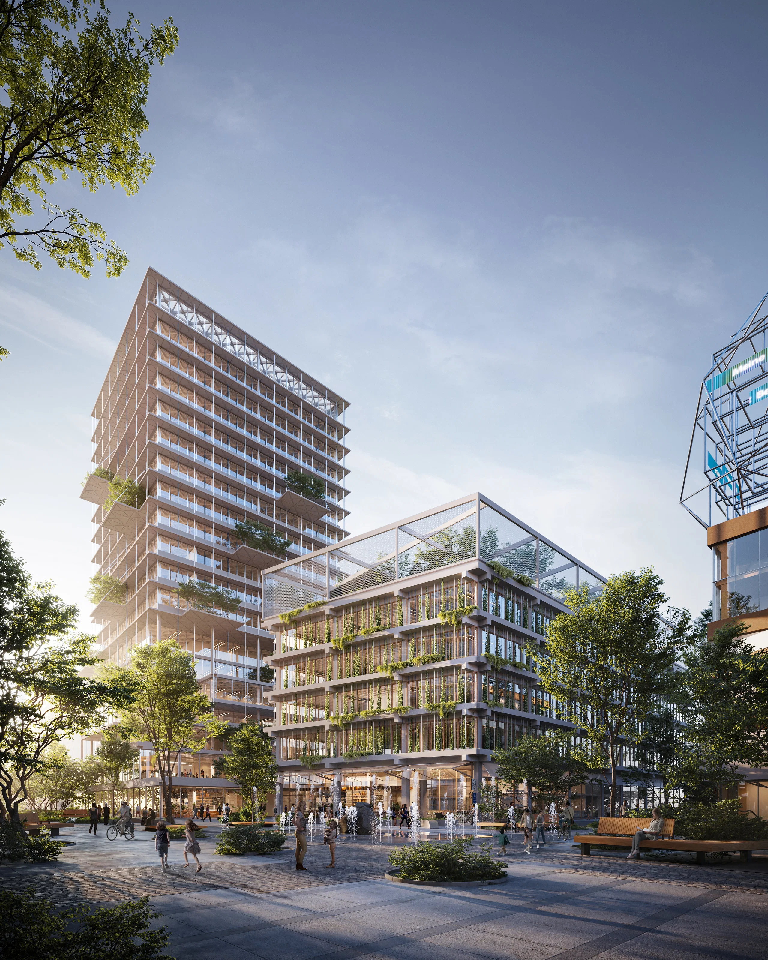 Masterplan - 3D visualization, modelling