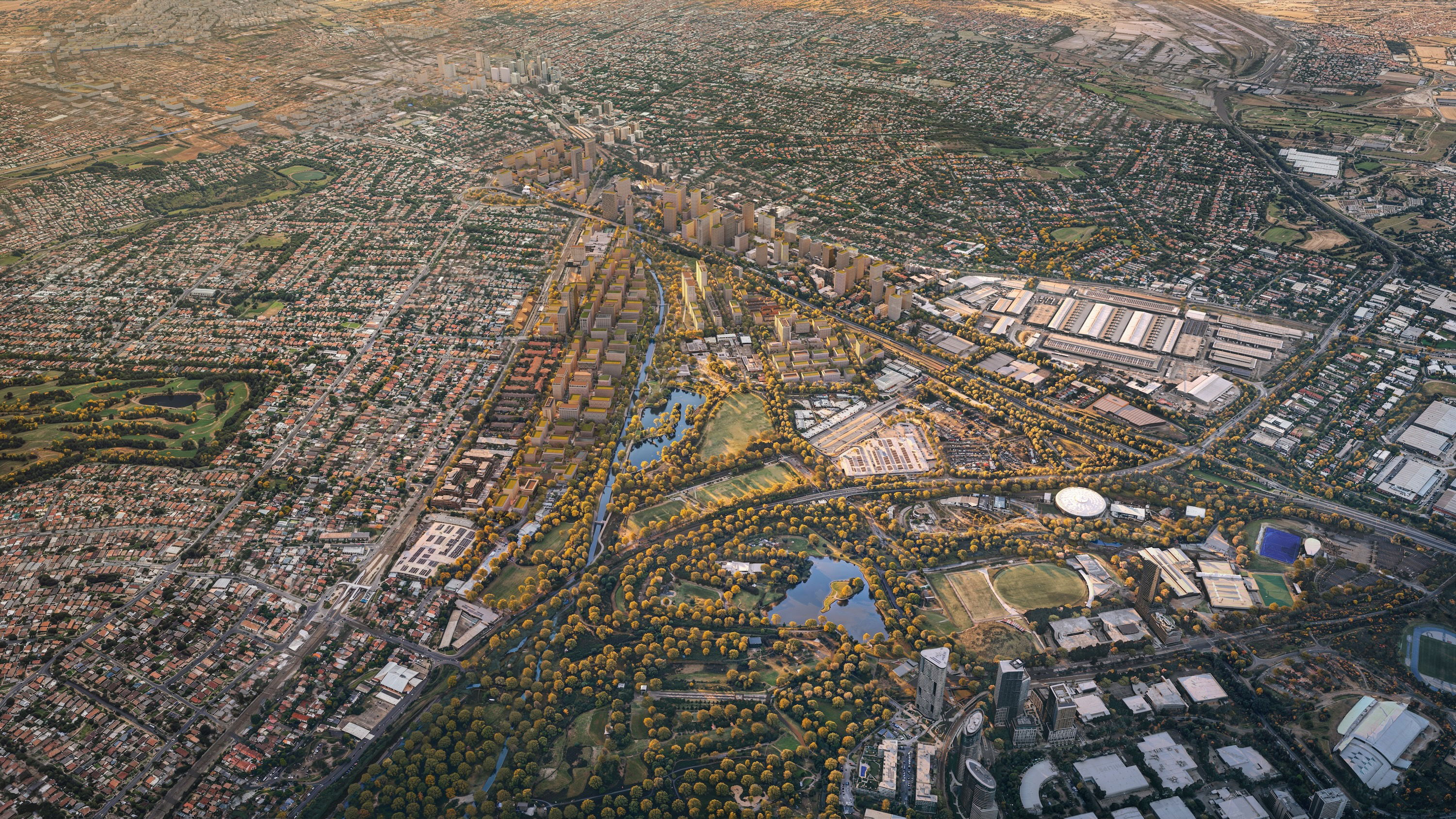 Cox Architects - Aerial for Sydney