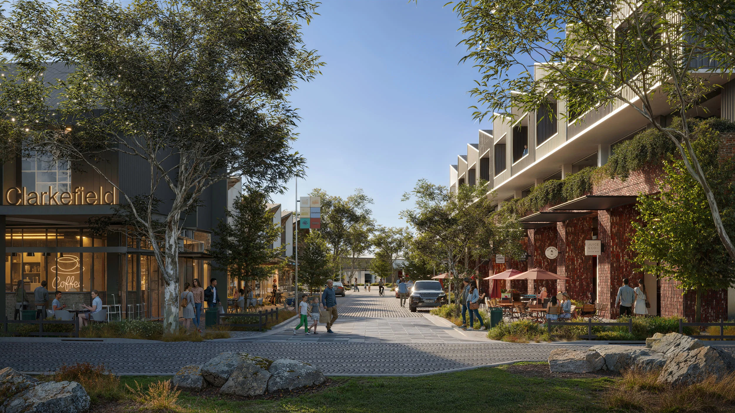 Modern Neighbourhood - Architectural Visualization