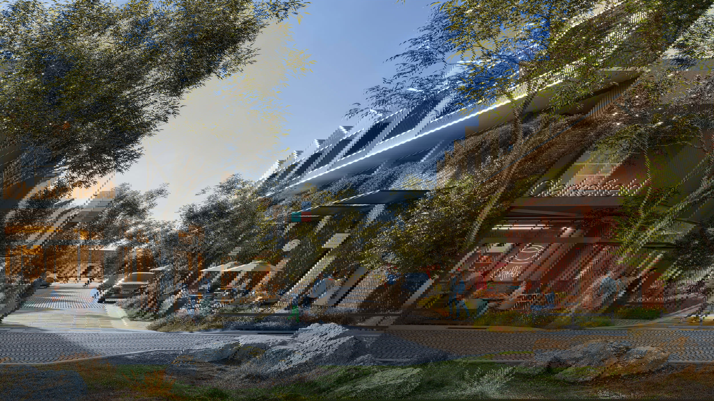 Modern Neighbourhood - Architectural Visualization