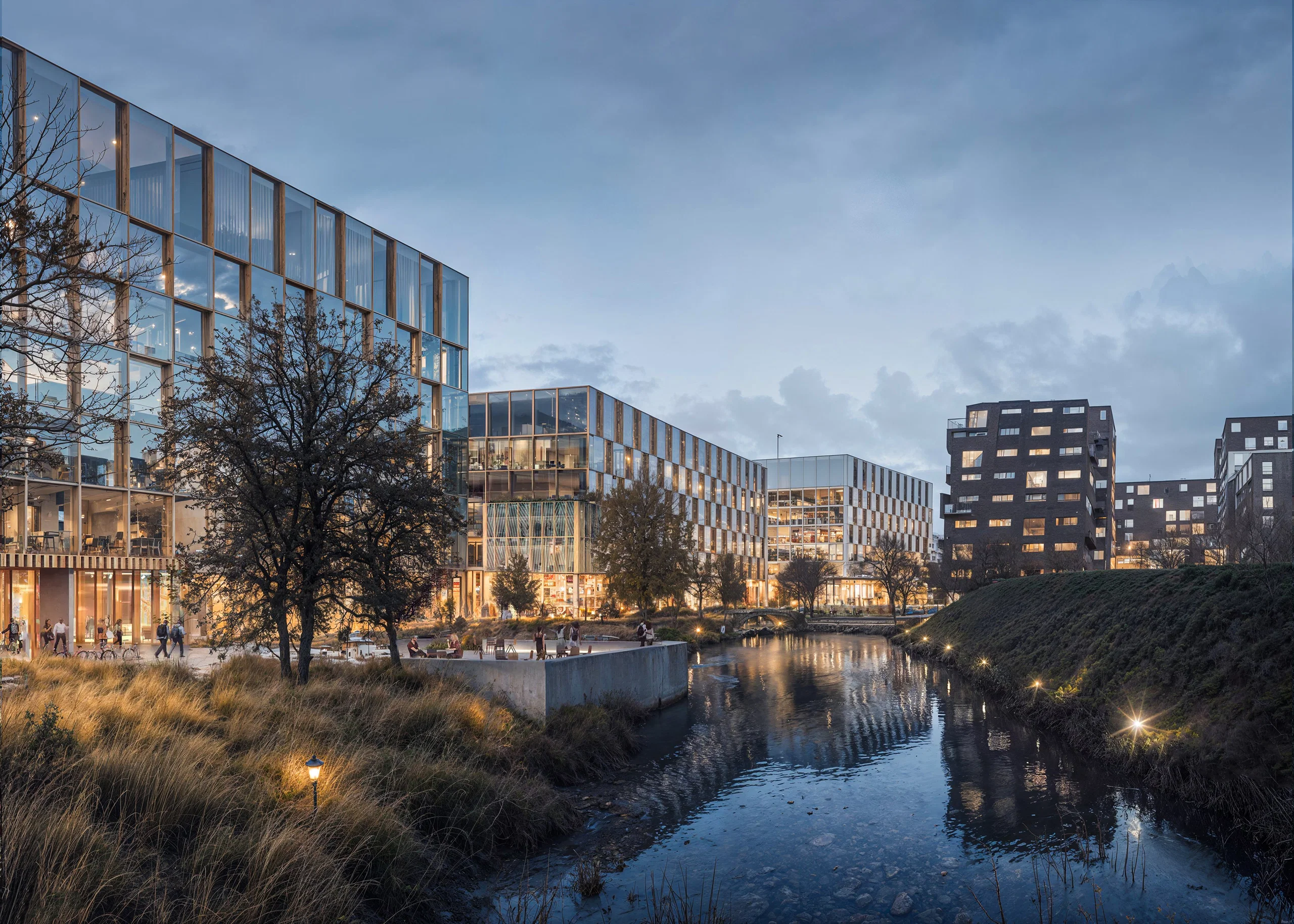 Modern neighbourhood - Architectural visualization