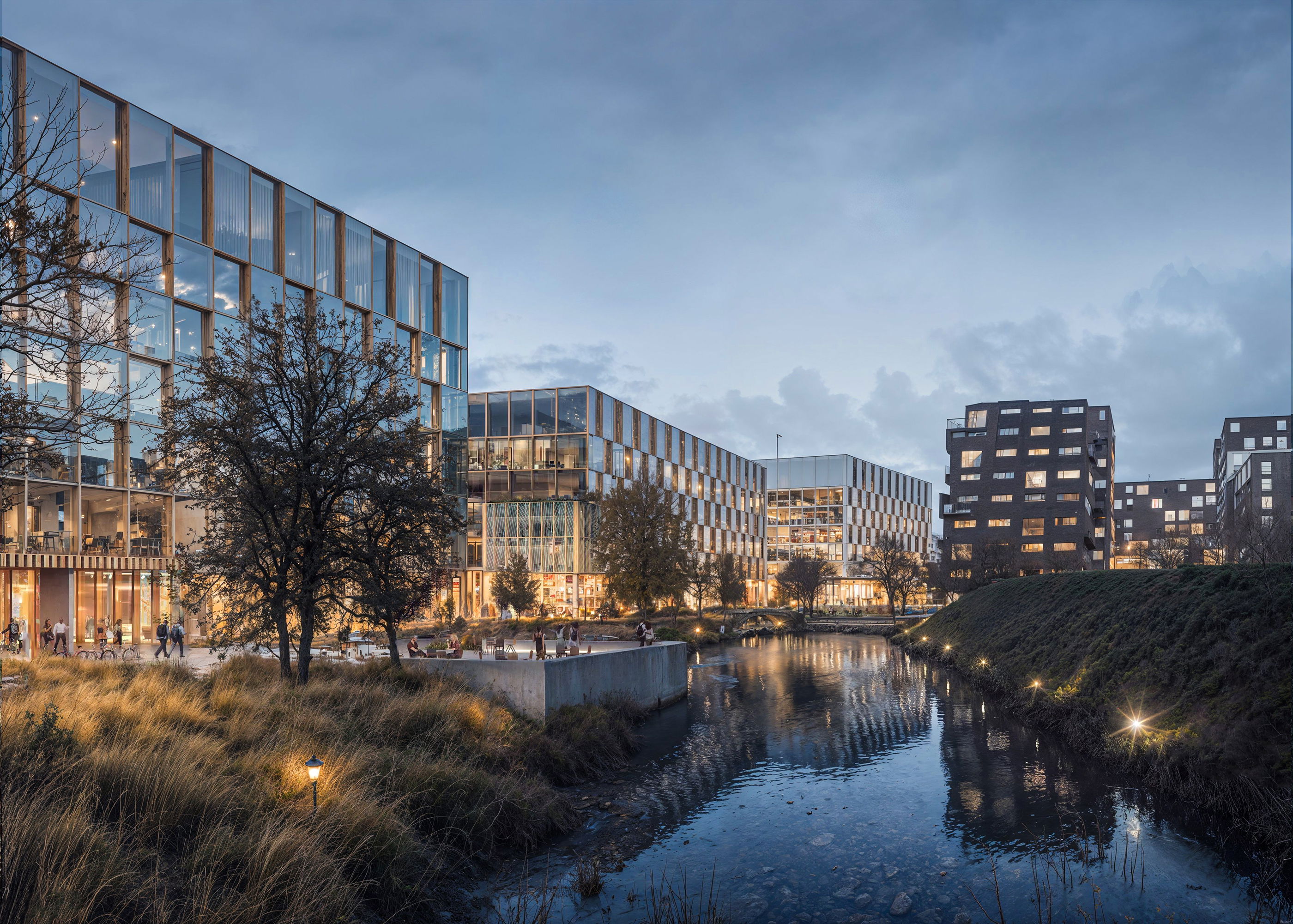 Modern neighbourhood - Architectural visualization