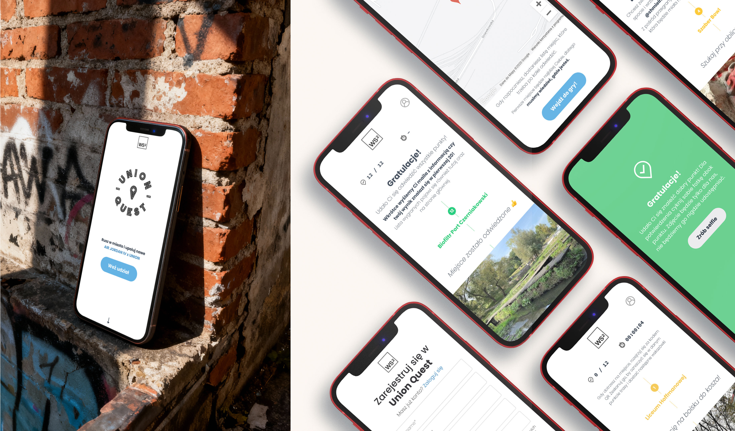 Warsaw Sneaker Store - Union Quest Air Jordan IV - Iphone Mock Ups