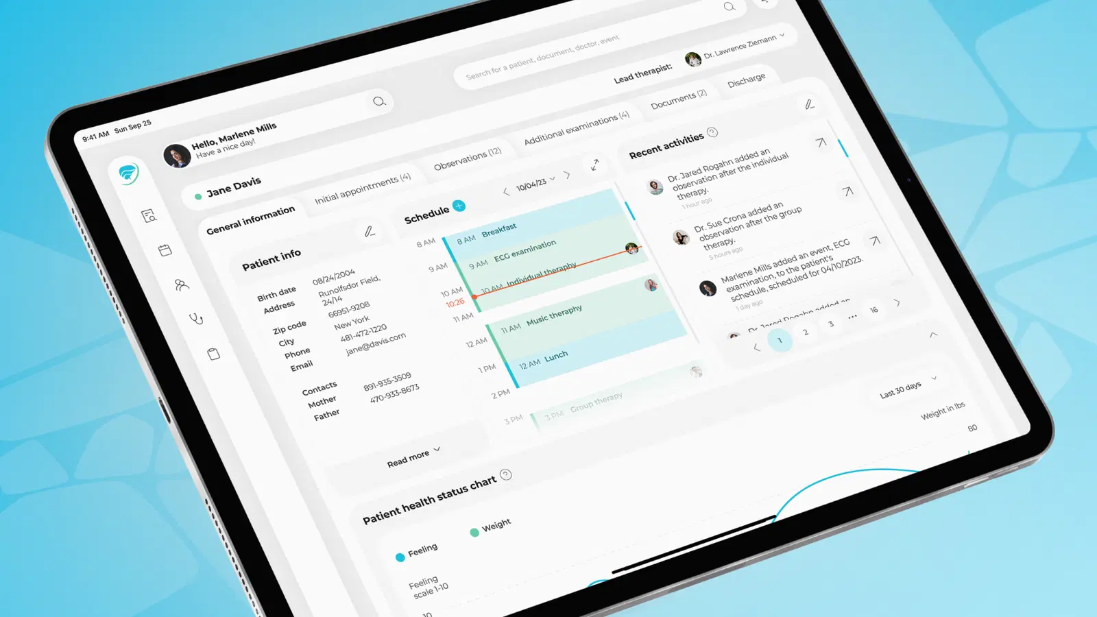Gedeon Medica - UI design