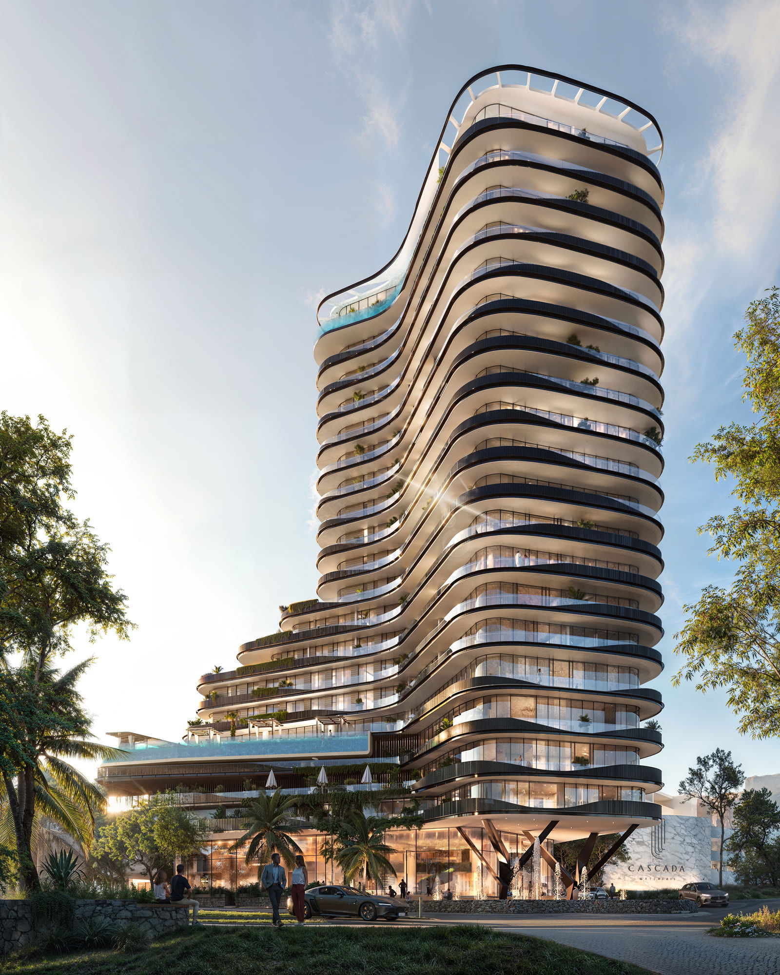 Aspire Waterfall City - Full CGI Visualization & Animation