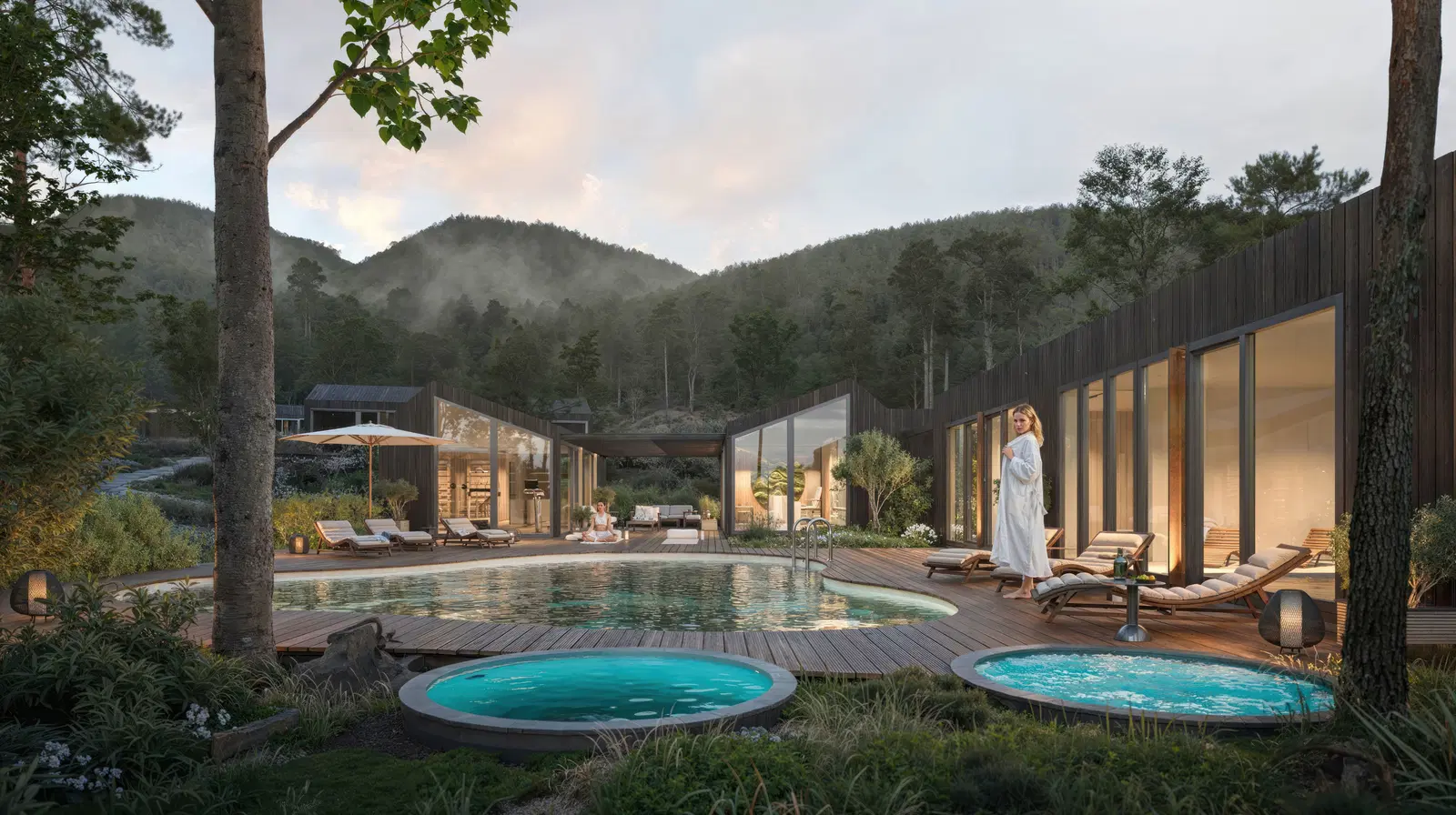 ATEPAA - Exterior Pool 3D Rendering