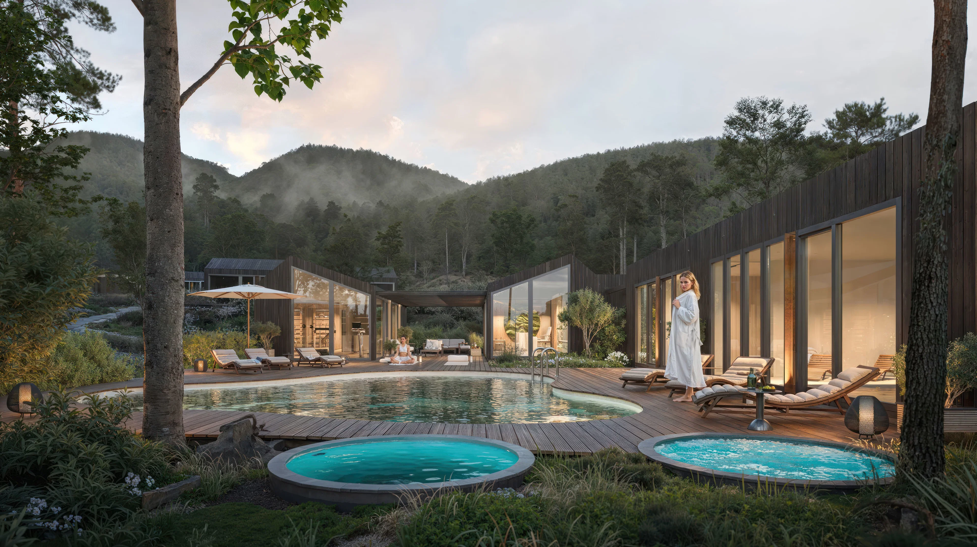 ATEPAA - Exterior Pool 3D Rendering