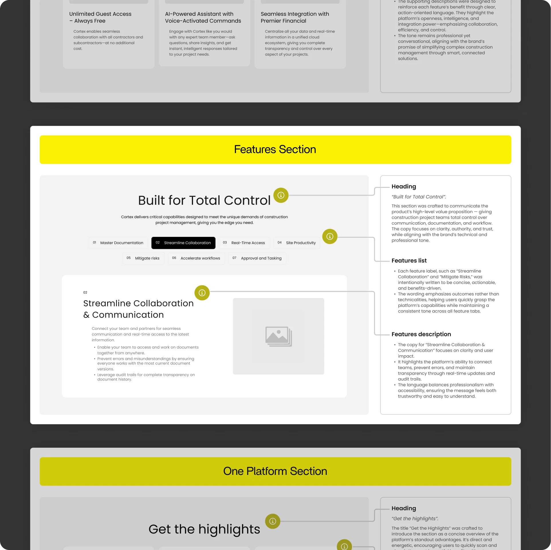 clear steps section 1of5