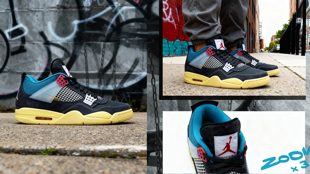 Warsaw Sneaker Store - Union Quest - Air Jordan IV - Image of man wearing Air Jordan IV
