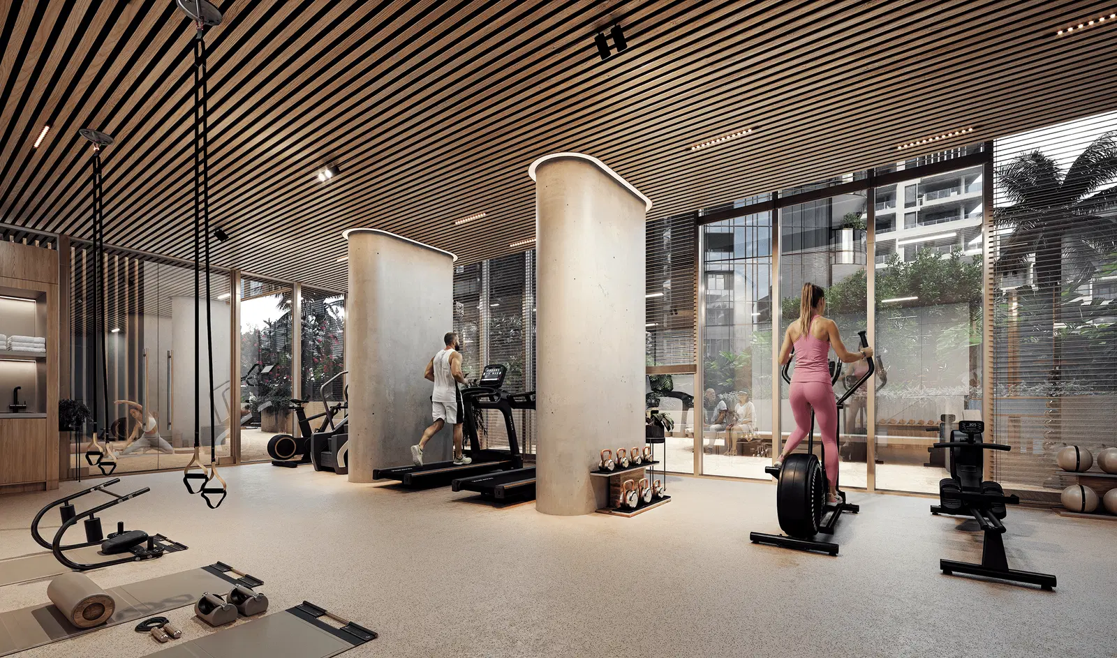 gym interiors - hamilton grove