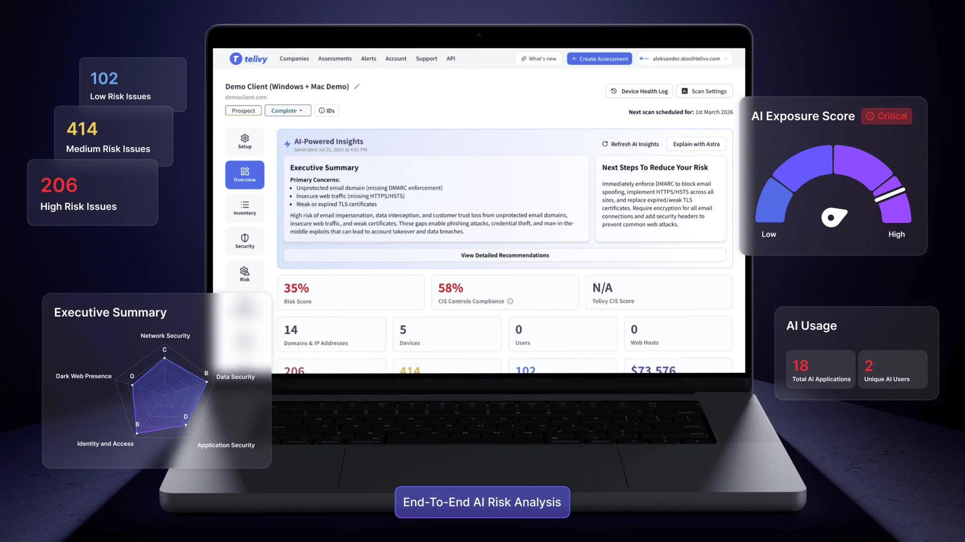 Telivy - End-To-End AI Risk Analysis