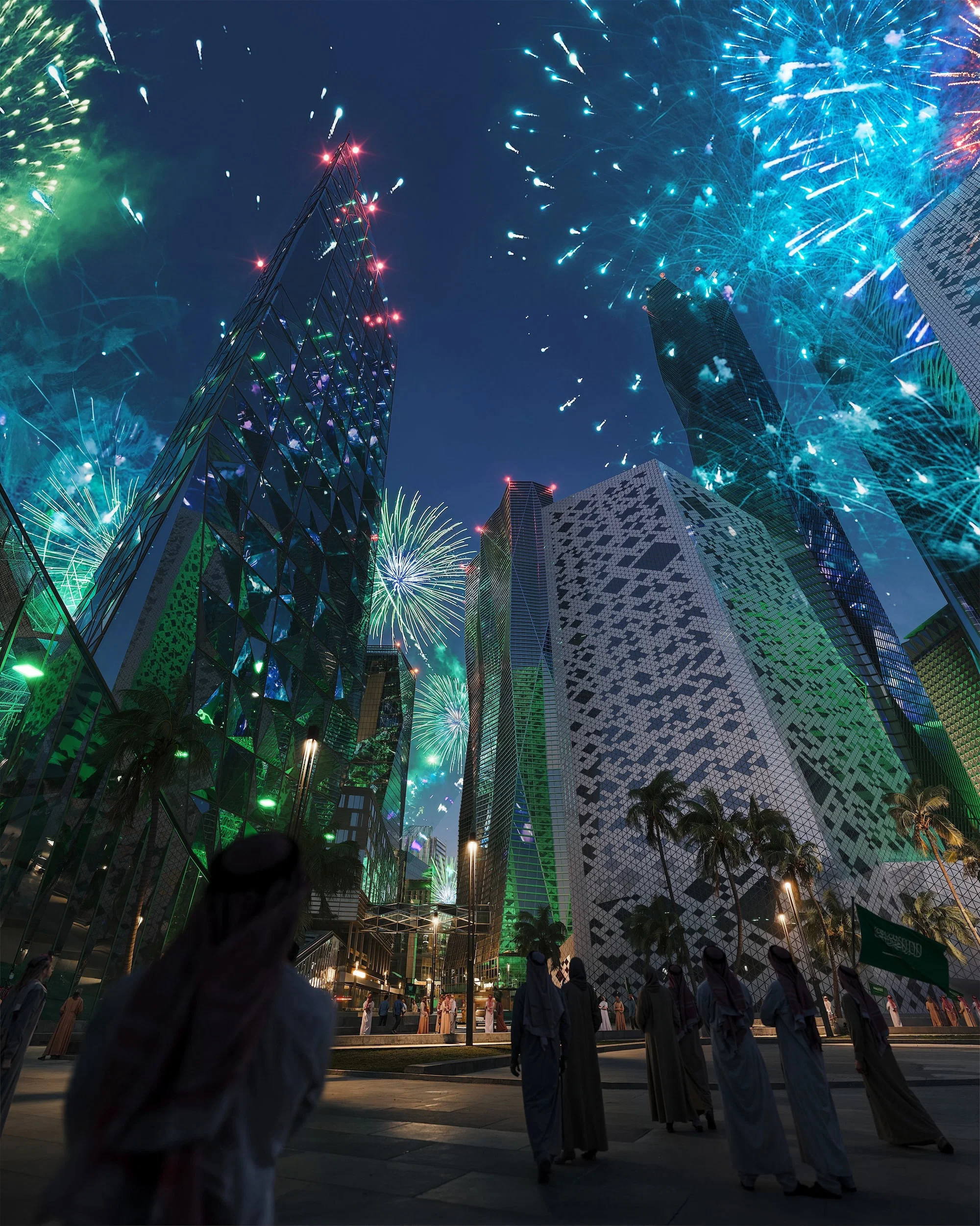 Saudi National Day in KAFD