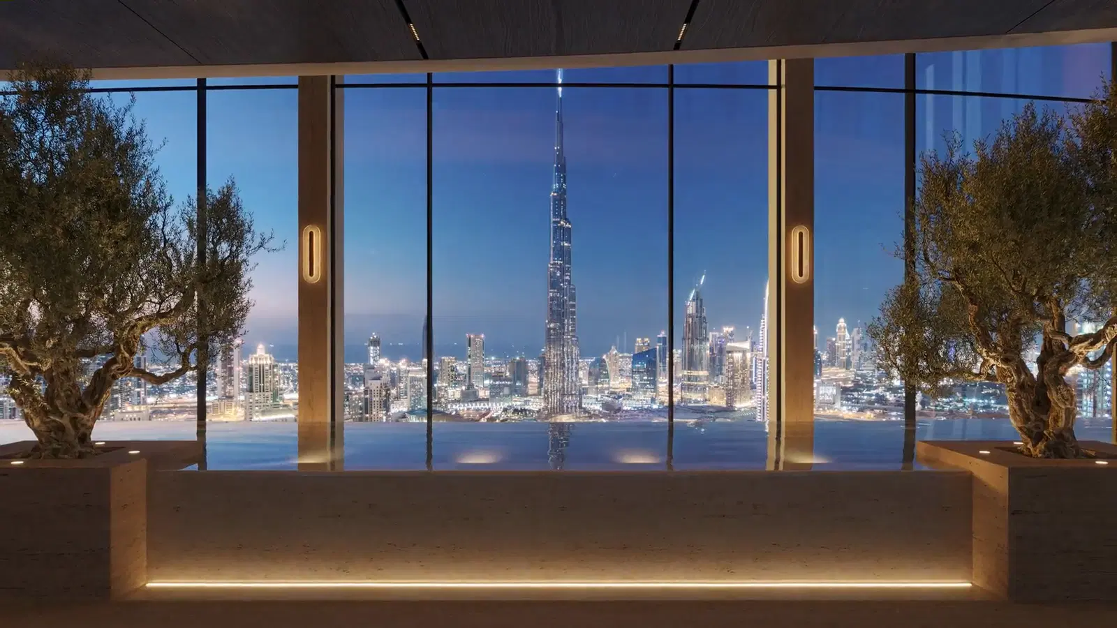Dubai’s Tiger Sky Tower View - Architecture Animation